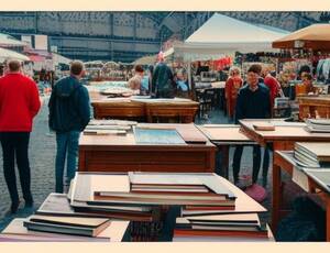 Büchermarkt der Bücherei Christus König