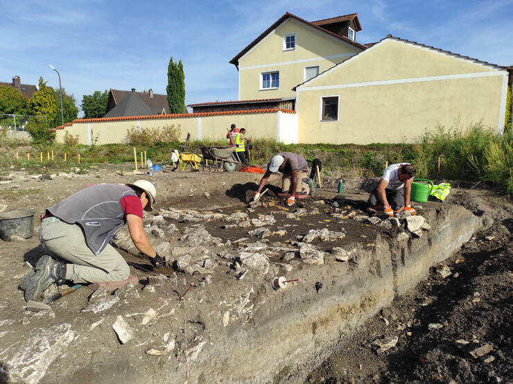 Auf Geschichte gebaut. Der Murus Gallicus unter der Manchinger Schulstraße