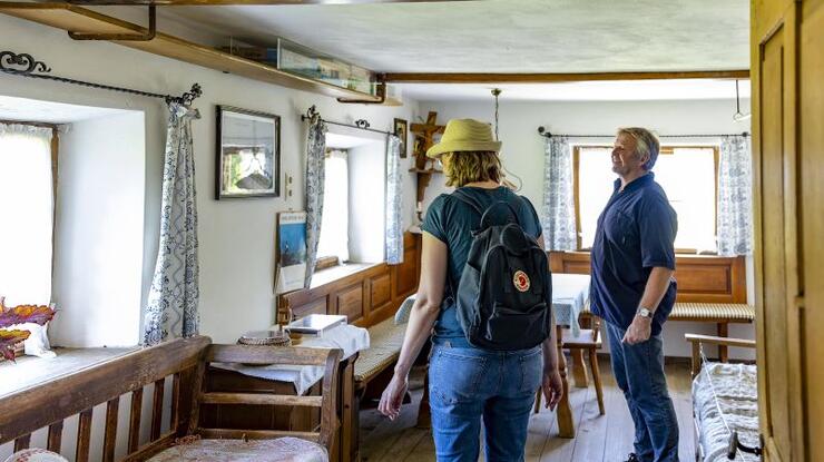 Ratsch am Fischerweber im Freilichtmuseum Glentleiten