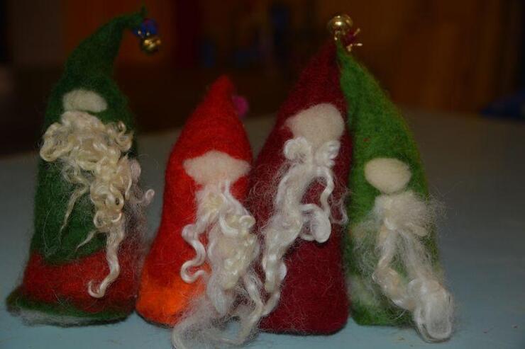 Wir filzen einen Wichtel