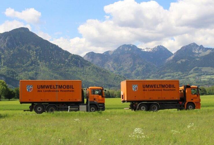 Einsatz des Umweltmobils für Problemabfälle