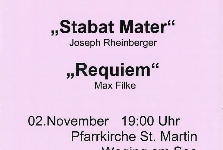 Geistliche Abendmusik zum Allerseelentag