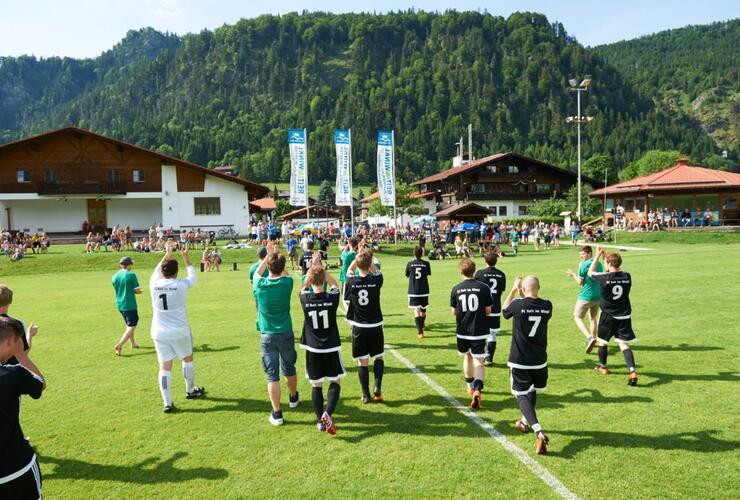 Fußball-Spiel - FC Reit im Winkl gegen den SG Übersee/Grassau