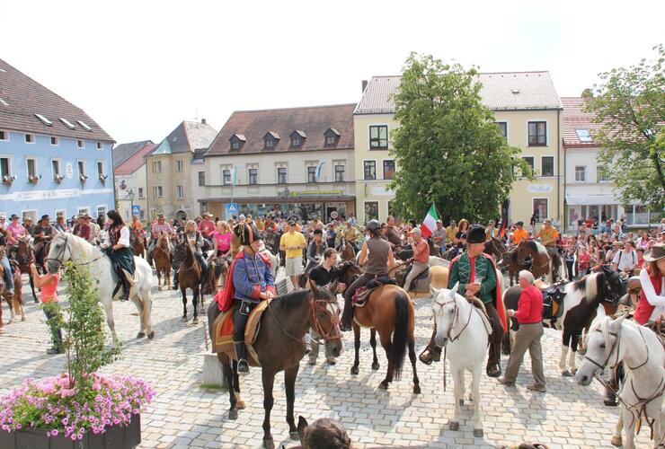 Empfang der Sternreiter