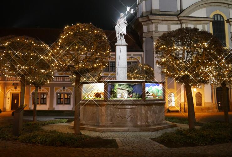 Krippenausstellung am Diepoldbrunnen