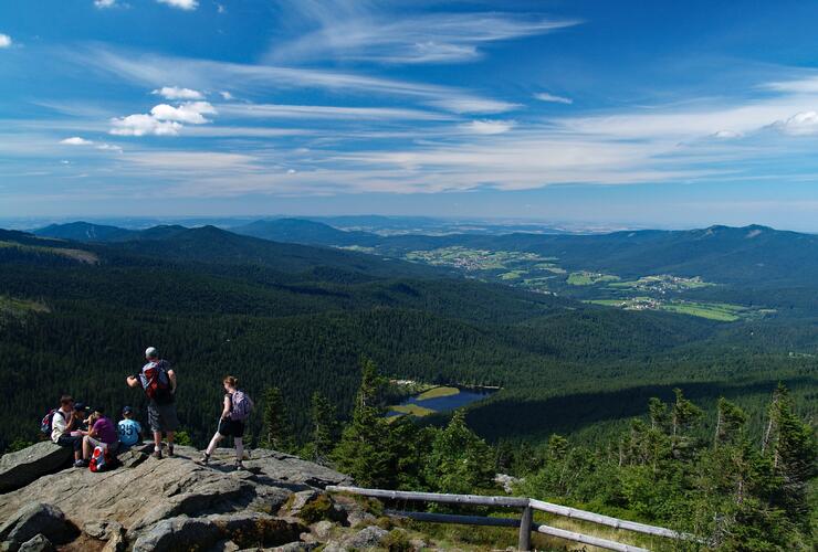 An einem Tag über Acht Tausender - Kammwanderung vom Großen Arber bis zum Eck