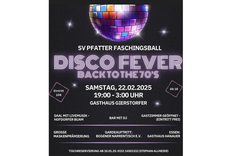 SV Pfatter - Faschingsball