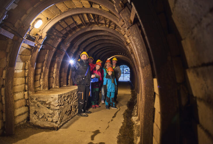 Führung durch das Besucherbergwerk Fürstenzeche