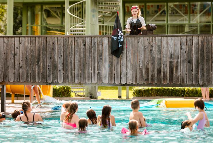 Perlentauchen im Osserbad Lam