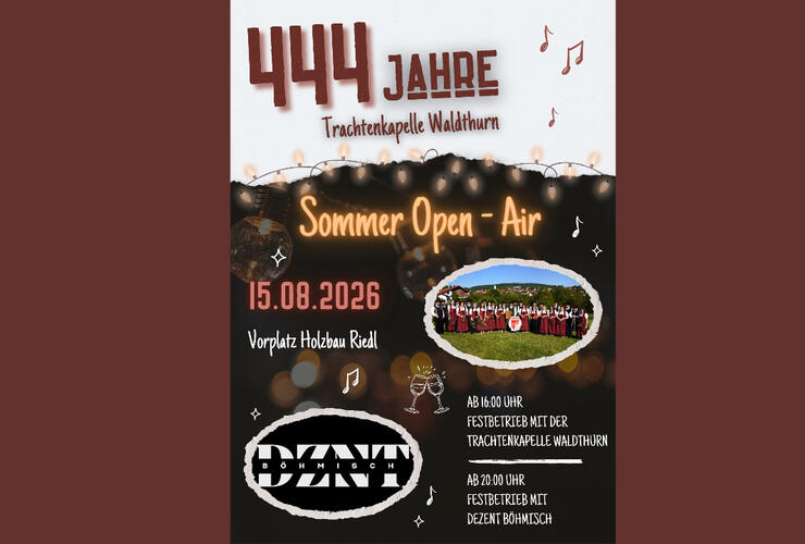 444 Jahre Trachtenkapelle Waldthurn