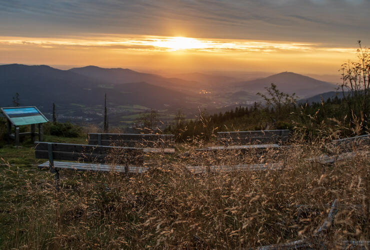 Sonnenuntergang im Naturkino