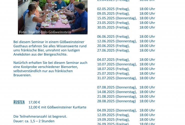 Gößweinsteiner Bierdiplom