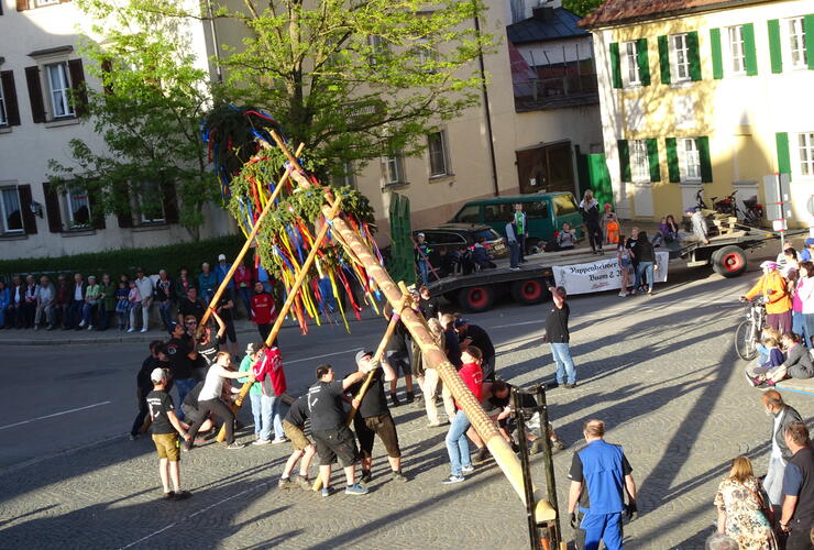 Pappenheimer Maibaumfest - 17 Jahre traditionelles Maibaumaufstellen