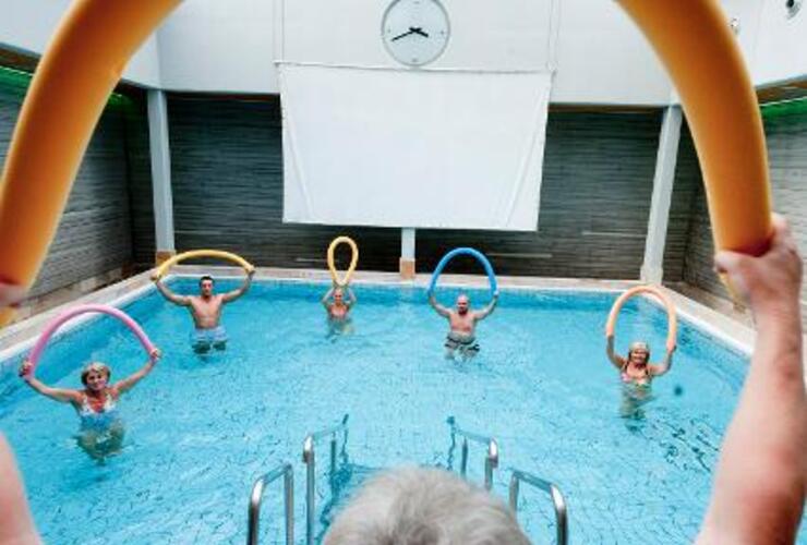 Aqua Fit in der Therme Bad Steben
