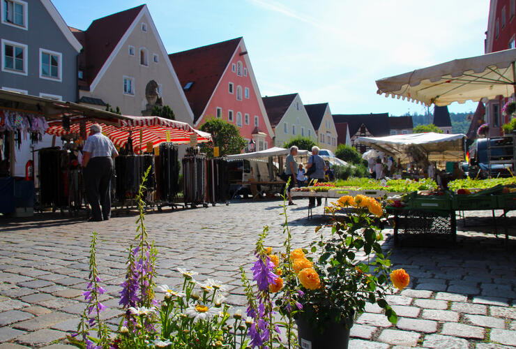 Warenmarkt in Berching