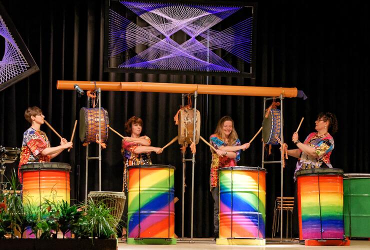 Rhythmus- und Trommel - Benefizkonzert