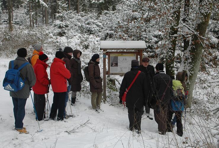 Winterwanderung - Höhlenkundl.Wanderweg