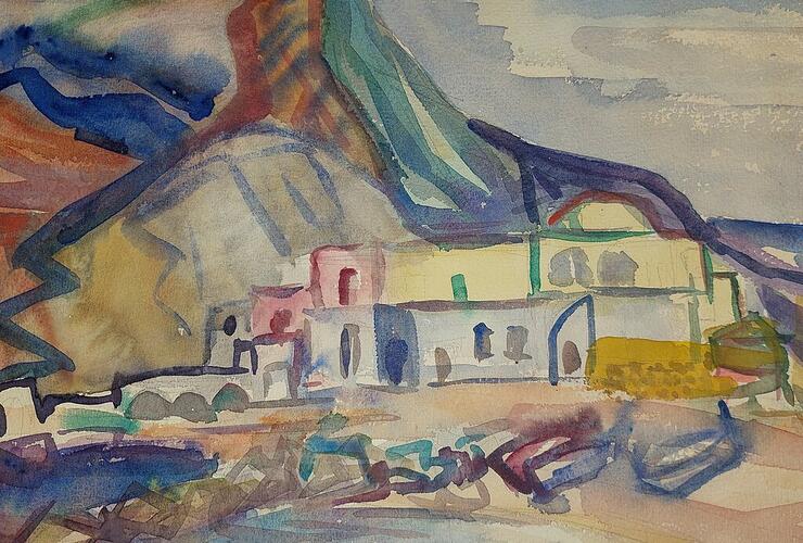 Dauerausstellung im Künstlerhof Oberndorf „Gustl G. Kirchner – Wellen, Wogen, Wasser“