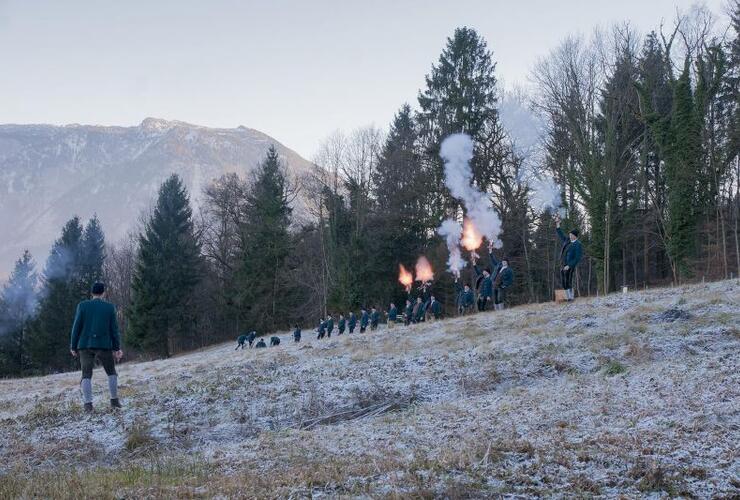 Weihnachtsschießen der Böllerschützen