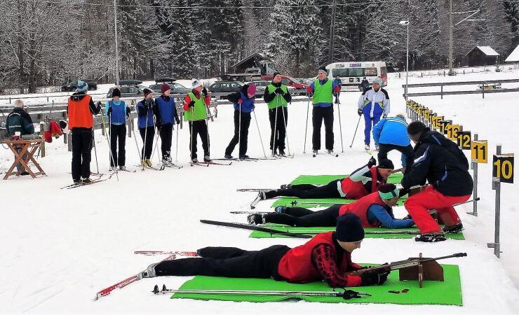 Gäste-Biathlon auf der Heimanlage unserer Olympiasiegerinnen
