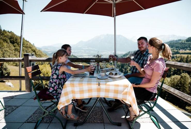 Kaiserschmarrn-Essen mittags und abends