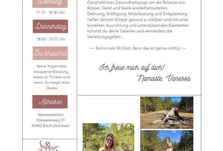 Yoga im Wasserlehen