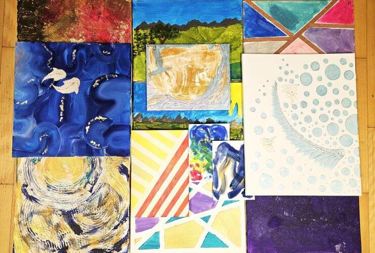 Intuitives Malen - Ausstellung
