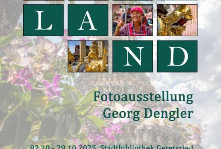 Ausstellung von Georg Dengler in der Stadtbibliothek: „Thailand“
