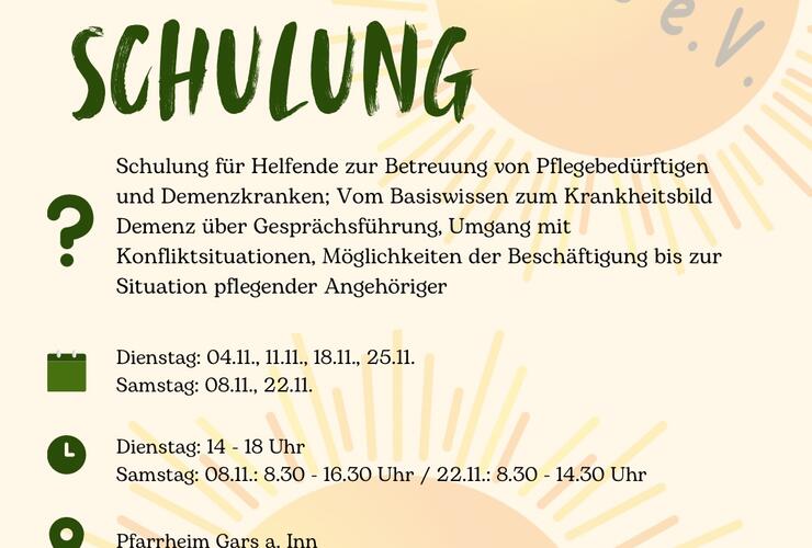 SoNNe Helferschulung