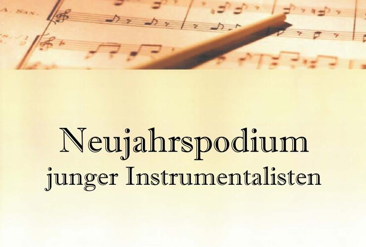 Neujahrspodium