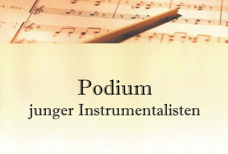 Podium junger Instrumentalisten
