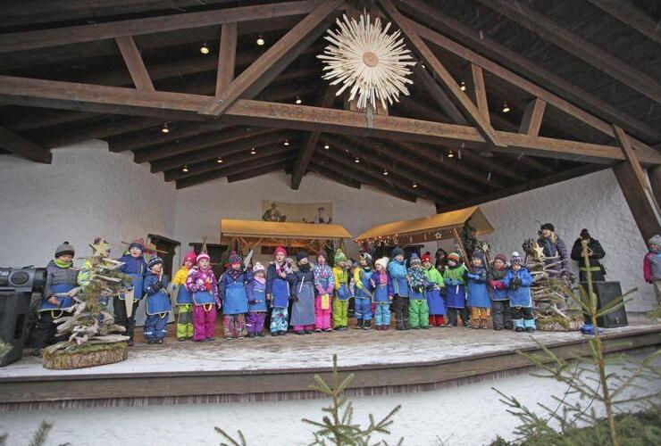 Krippenspiel im Kurpark