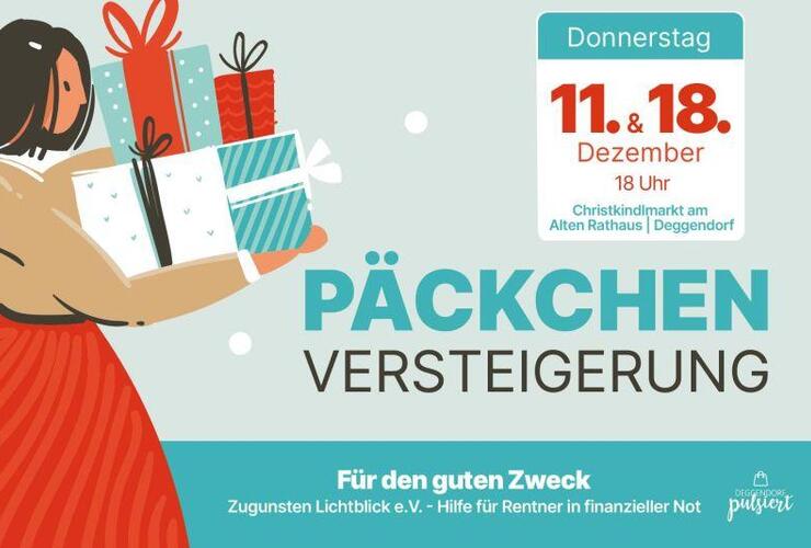 Päckchenversteigerung - für den guten Zweck