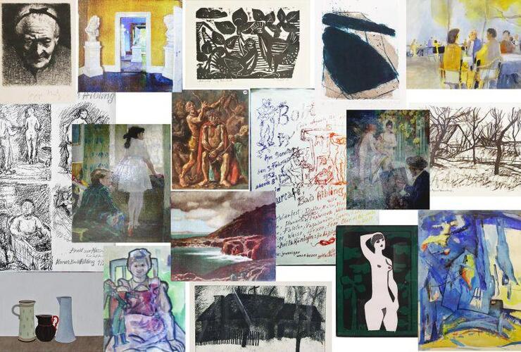 KUNST  GESCHICHTE  / 75 Jahre Kunstverein in Bildern