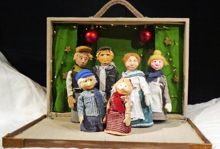 Figurentheater Pantaleon spielt: Michel feiert Weihnachten!