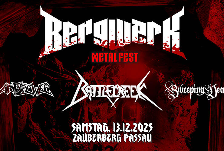 Bergwerk Metalfest | Battlecreek, Antipeewee & Sweeping Death