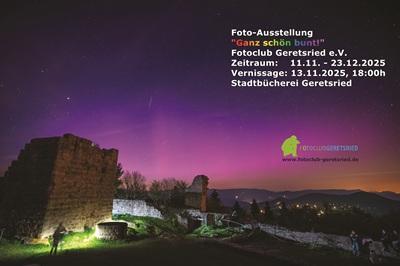 Ausstellung des Fotoclubs Geretsried in der Stadtbibliothek: „Ganz schön bunt