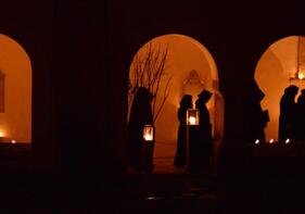 Abendführung im Kerzenlicht