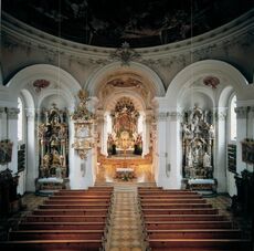 THEMENFÜHRUNG - Kirchenführung durch die Barockkirche St. Nikolaus in Murnau