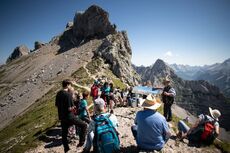 Rundblickerklärung am Karwendel 
