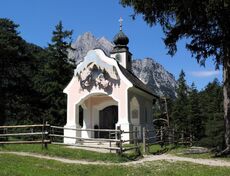 Gottesdienst Mittenwald - Kapelle Maria Königin am Lautersee (evangelisch)