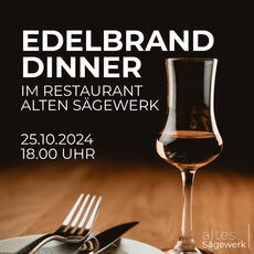 Edelbrand-Dinner | 5-Gänge Menü