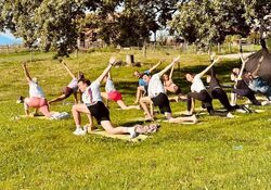 Yoga am Morgen am Moierhof