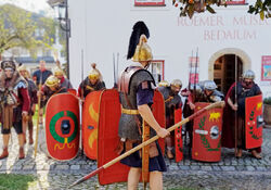 Vivat Bedaium: Legionäre der LEG IX HISPANA im Römermuseum Bedaium