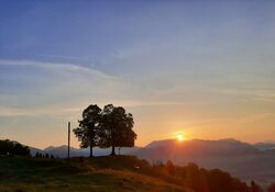 Wanderung zum Sonnenaufgang zum Gletscherblick