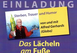 Das Lächeln am Fuße der Bahre