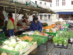 Weilheimer Wochenmarkt am Dienstag