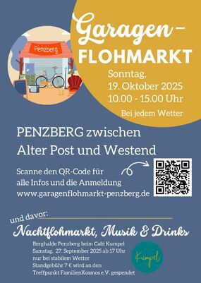 Garagenflohmarkt zwischen ehemaliger Post und Westend