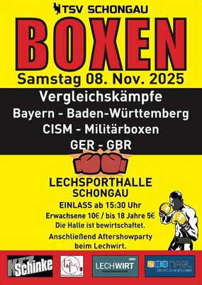 Boxen: „4. Günther-Meier-Pokal“ - Das Live Event in Schongau