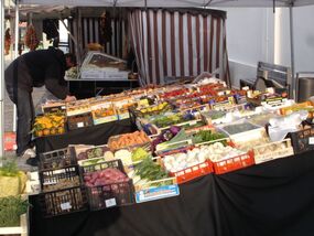 Weilheimer Wochenmarkt am Dienstag